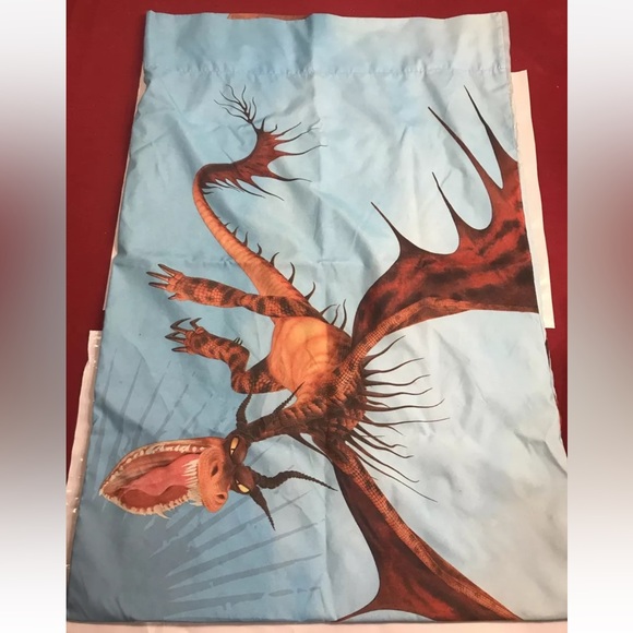 How To Train Your Dragon 1 PILLOW CASE Queen Size 30x20” Bed Throw Cushion Cover - Picture 1 of 10